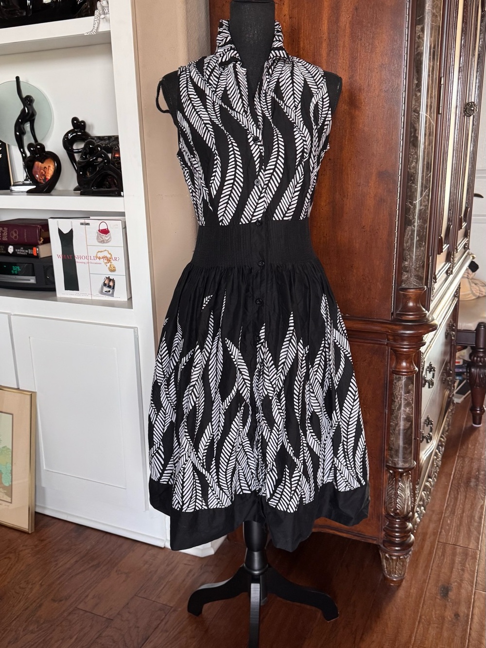 Madison Studio Black and White Dress